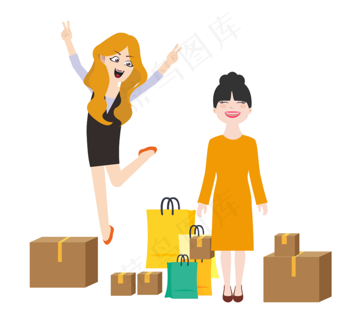 购物狂欢买家秀人物