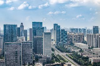 深圳城市商业写字楼摄影图