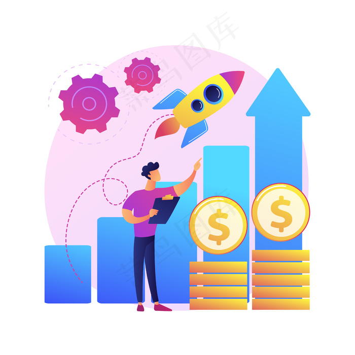 促进销售抽象概念图。在线推广产品、数字营销策略、销售计划、促进您的业务、增加销售额、客户参与度。eps,ai矢量模版下载