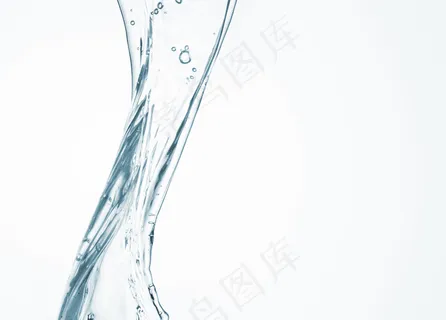 浅色背景下的抽象水运动 浅色背景下的抽象水运动