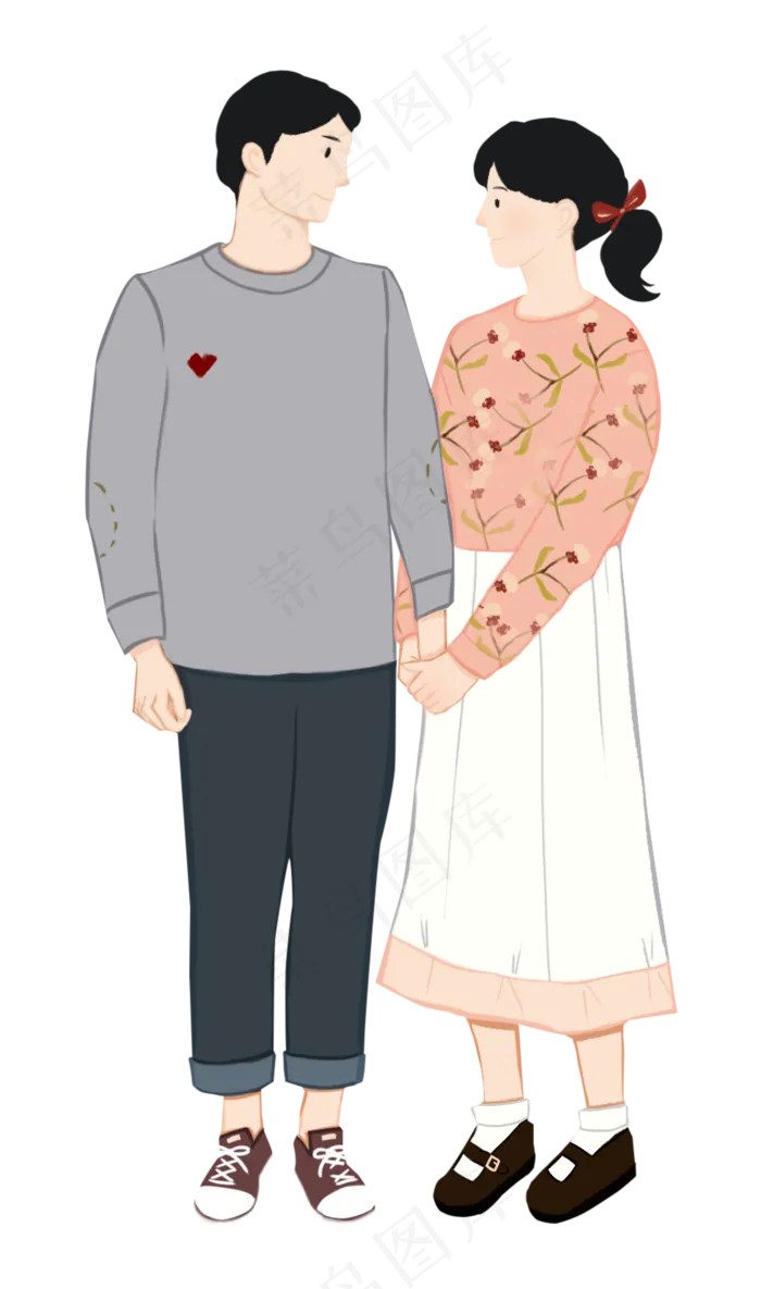 恩爱甜蜜情侣(2000X3385(DPI:300))psd模版下载