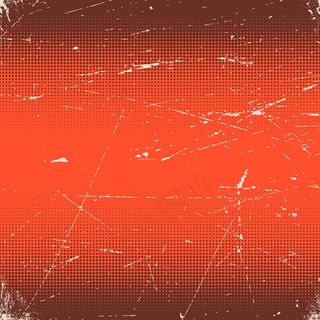 用半色调渐变划伤的旧红色