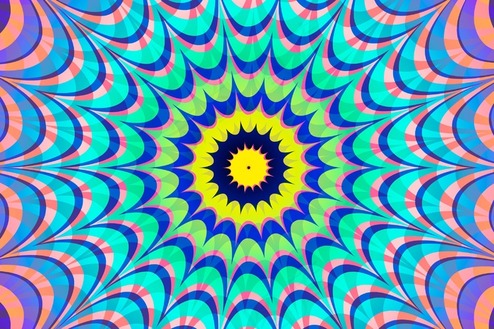 迷幻性视错觉背景eps,ai矢量模版下载