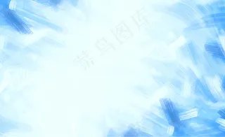 蓝色笔刷背景