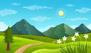 自然景观-视频会议背景