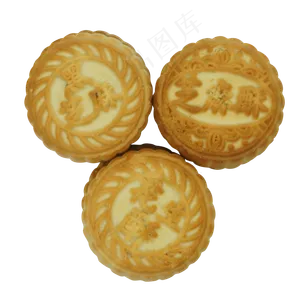 三块中秋月饼
