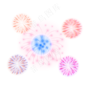 节日庆祝烟花礼花