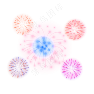 节日庆祝烟花礼花