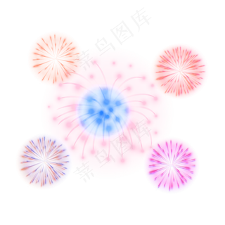 节日庆祝烟花礼花