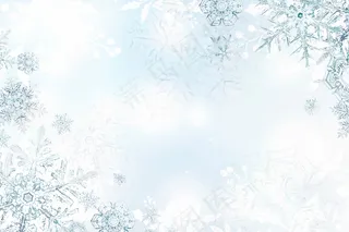 冬季雪花背景