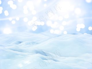 3d圣诞雪景背景