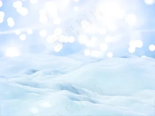 3d圣诞雪景背景