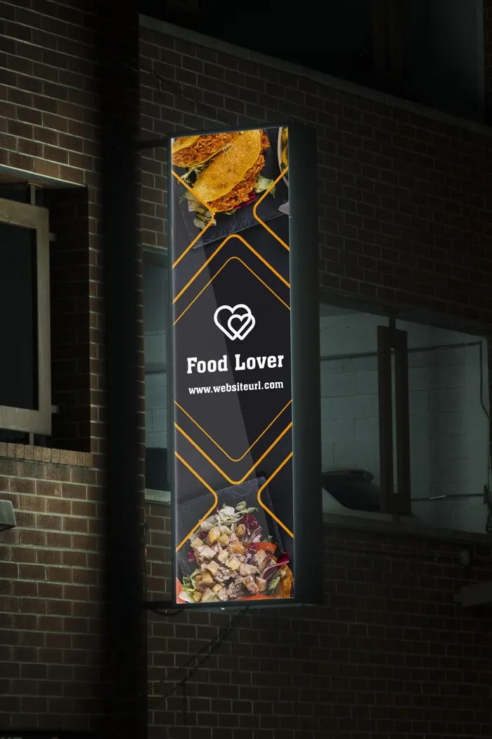 城市广告牌概念模型样机psd模版下载