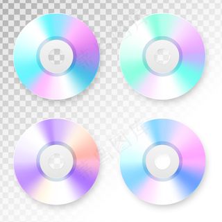透明背景光盘