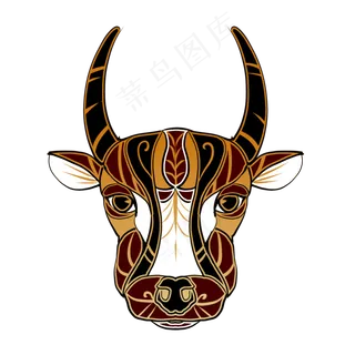 公牛牛头图腾