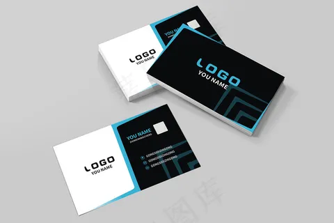 时尚大气创意名片设计