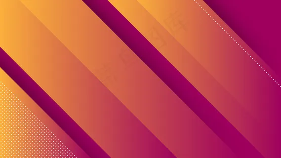 抽象现代背景，斜线，孟菲斯元素，橙紫色渐变色