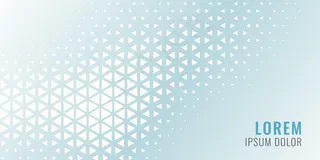 抽象三角图案横幅banner
