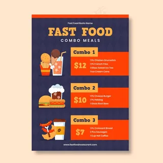 套餐-海报模板 套餐-海报模板