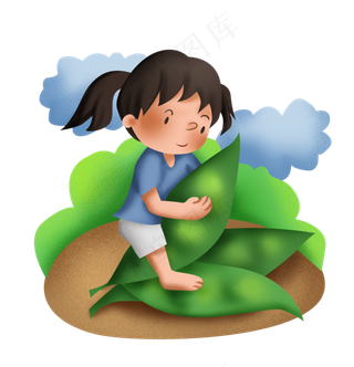 白露女孩和四季豆