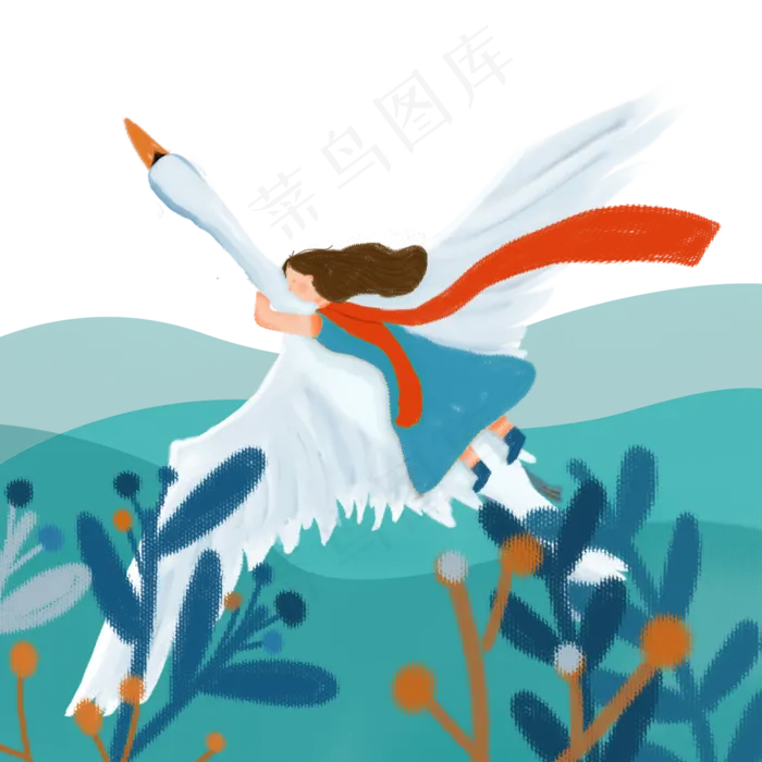 寒露手绘人物(2000X2000(DPI:300))psd模版下载