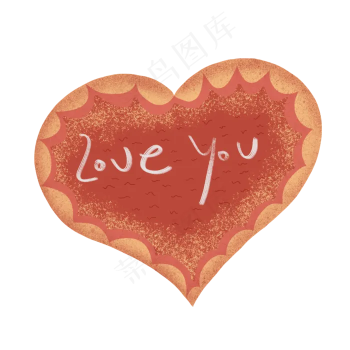七夕节爱心(2000X2000(DPI:300))psd模版下载