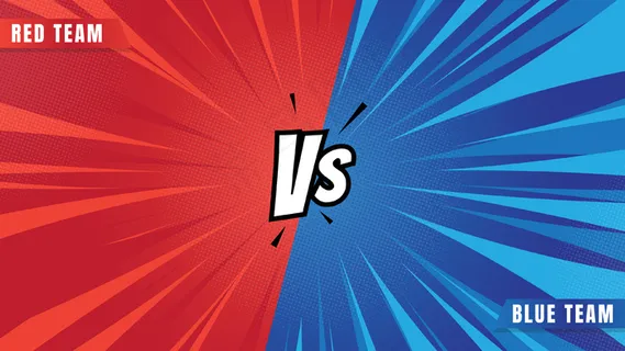 背景漫画半色调红与蓝