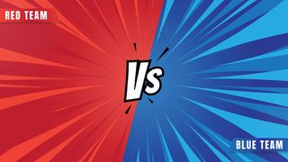 背景漫画半色调红与蓝