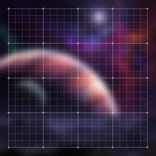 带有网格的未来hud视频游戏界面