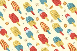 用于缩放的夏季图案背景