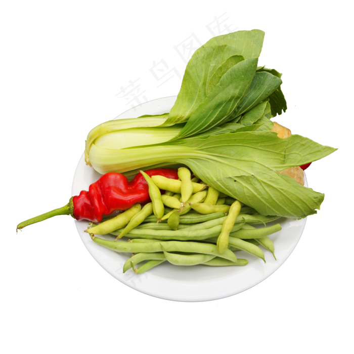 豆角油菜蔬菜(2000*2000px 300 dpi )