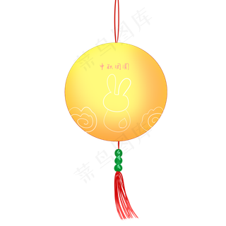 中秋月圆灯笼