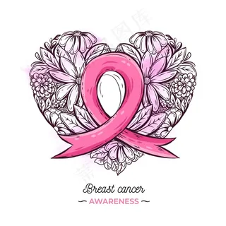 乳腺癌宣传月概念