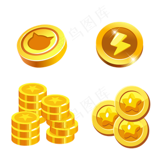 卡通星星游戏金币