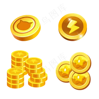 卡通星星游戏金币