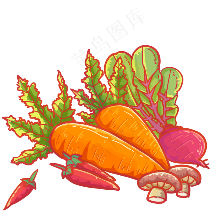 秋天丰收农作物