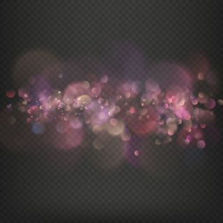 散焦的节日灯光博克效应。