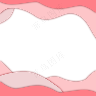 七夕剪纸风边框