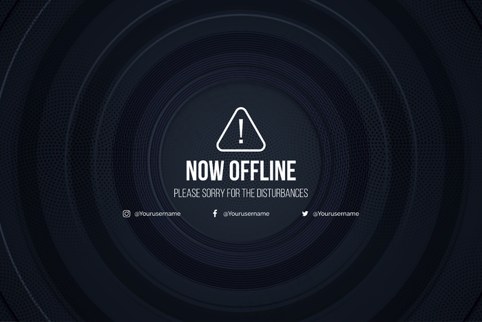 现代抽搐横幅banner模板