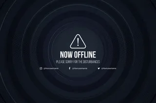 现代抽搐横幅banner模板