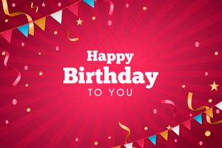 现实的生日背景