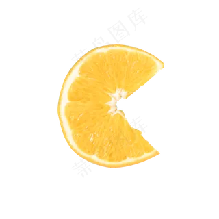 黄色创意橙子水果