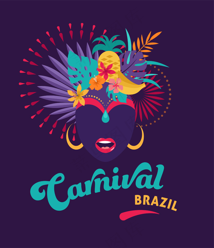 巴西狂欢节、音乐节、化妆舞会