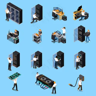 It工程师等轴测集