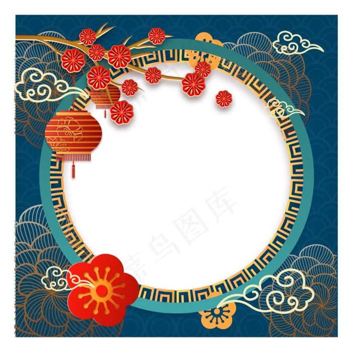 中国风新年边框