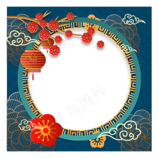 中国风新年边框