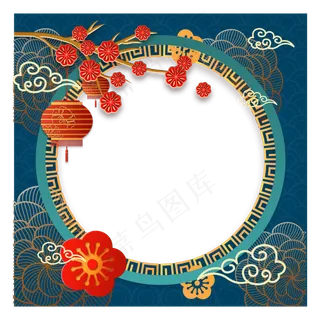 中国风新年边框 中国风新年边框