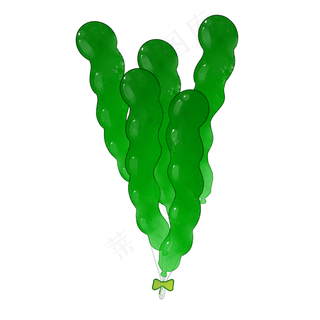 棒状气球节日气球光感渐变立体P