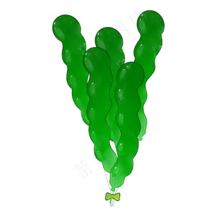 棒状气球节日气球光感渐变立体P