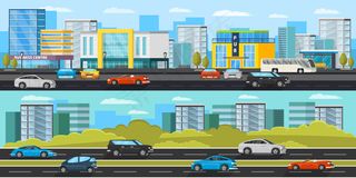 城市交通横幅banner